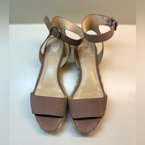 Vince Camuto Taupe  Espadrille Sandals. Never wore. Size 9.5